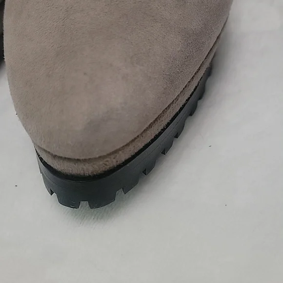 All Saints Grey And Black Ankle Boots Size 38